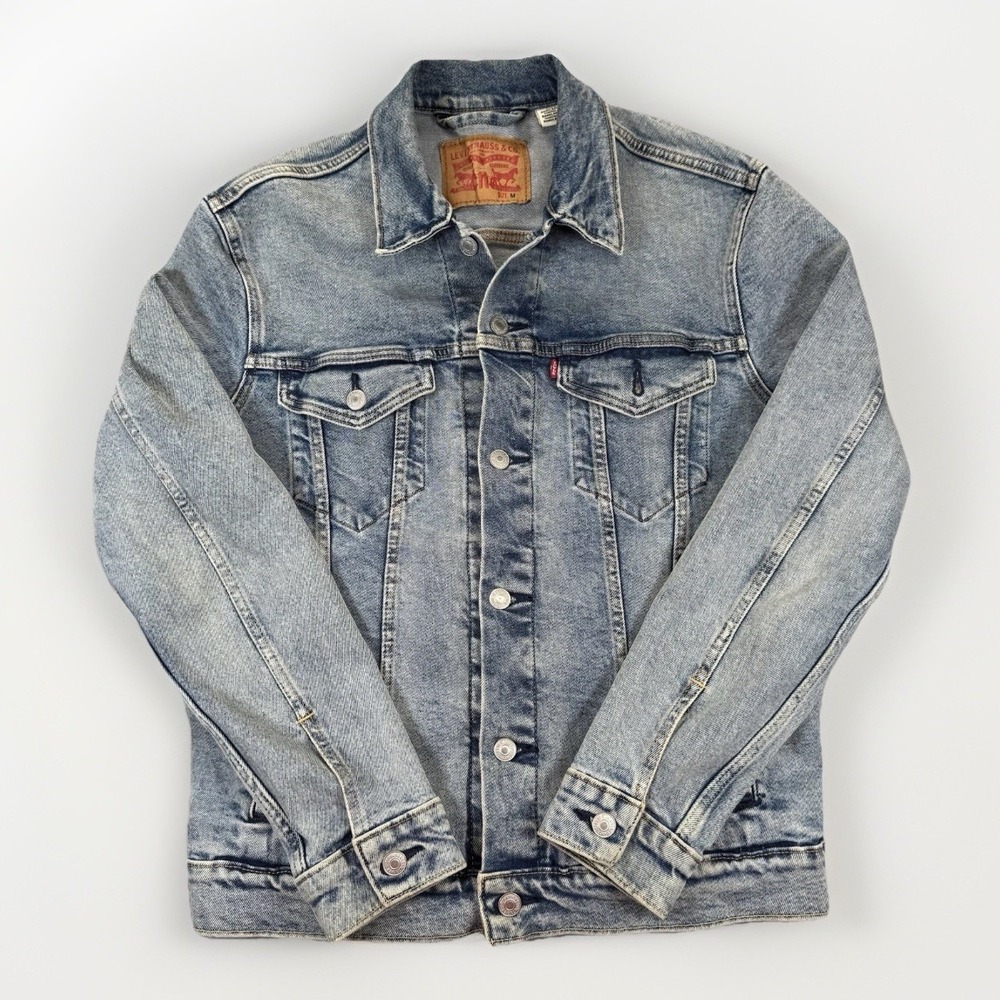 Levi's Men's Trucker Jacket Light Stonewash Blue Medium 723340422